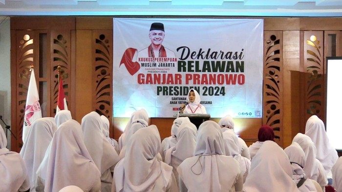 Kaukus Perempuan Muslim Jakarta Dukung Ganjar Jadi Presiden 2024