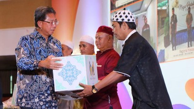 Mega Peduli di HUT Bank Mega ke-54