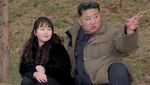 Momen Kim Jong Un dan Putrinya Lihat Kehebatan Rudal Hwasong-18