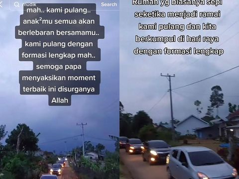 Momen mudik viral di media sosial bikin perantau terharu.