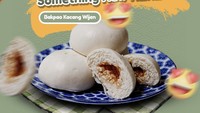 Bakpao jadi salah satu menu favorit di gerai dimsum, tak terkecuali di Dimsum Andria di Tanjung Duren, BSD, dan Bekasi. Mereka punya bakpao kacang wijen yang unik dan enak. Foto: dimsumandria