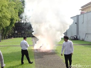 11,5 Kg Bubuk Petasan Hasil Sitaan selama Ramadhan Dimusnahkan