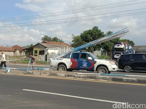 Jelang Mudik, Ratusan U-Turn Ilegal di Indramayu Ditertibkan