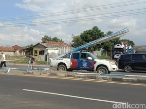 Jelang Mudik, Ratusan U-Turn Ilegal di Indramayu Ditertibkan