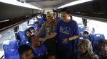 Potret Mudik Gratis Bagi Ratusan Tukang Cat