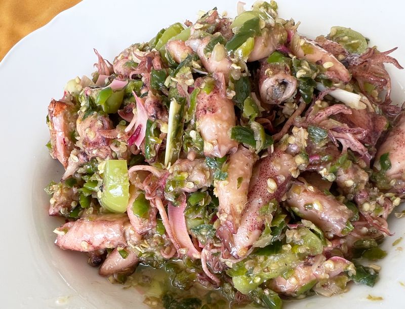 Resep Cumi Sambal Rawit Hijau