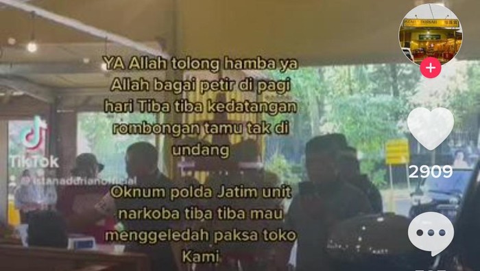Viral polisi dari Polda Jatim menggerebek istana durian Pasuruan
