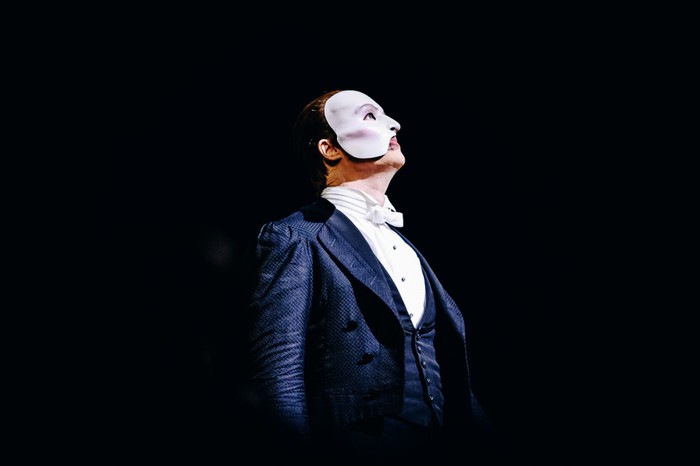 Curtail call terakhir The Phantom of the Opera di Majestic Theatre, New York.