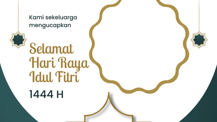 Ada sederet twibbon Idul Fitri 1444 H yang bisa kamu pakai untuk meramaikan Lebaran 2023. Dilansir situs Twibbonize, cek daftar twibbon Idul Fitri 2023.