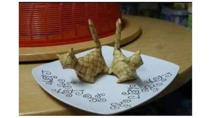 Bentuk ketupat unik