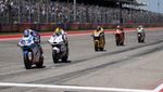 Potret Rider Surabaya Naik Podium Bawa Bendera Merah Putih di Moto2 Amerika