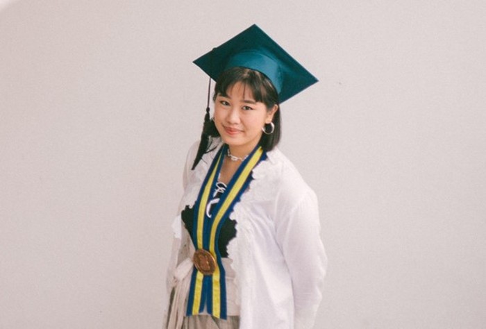 Clareta Milena, wisudawan peraih IPK tertinggi di ITB pada wisuda April 2023.