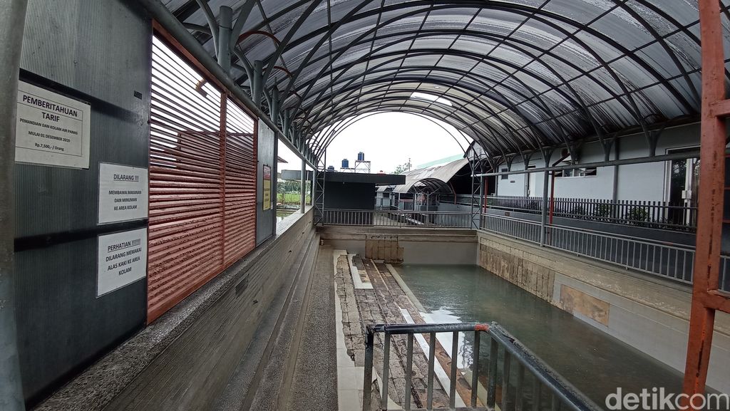 Fasilitas tempat berendam di SPBU Tasikmalaya.
