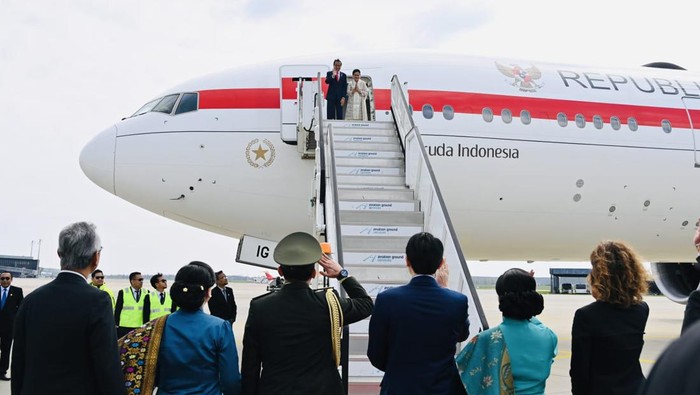 Jokowi dan rombongan bertolak ke Tanah Air dari Bandara Hannover, Jerman