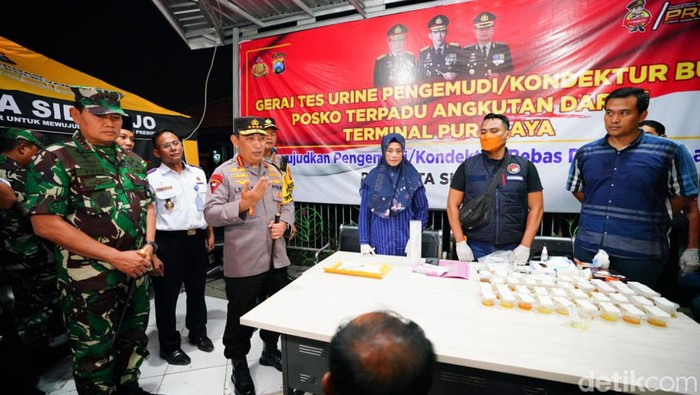 Kapolri cek Terminal Purabaya (dok Polri)