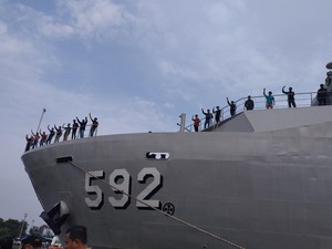 TNI AL Gelar Mudik Gratis Naik Kapal Perang PP, Ini Jadwal & Syaratnya