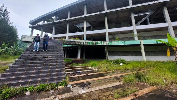 Kondisi Kampung Gajah yang kini terbengkalai. (Dok. Detik/Whisnu Pradana)