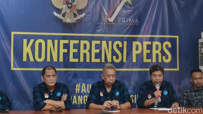 Konferensi pers Partai Prima (Anggi Muliawati/detikcom)