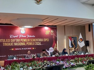 KPU Gelar Rapat Pleno Daftar Pemilih Sementara Pemilu 2024
