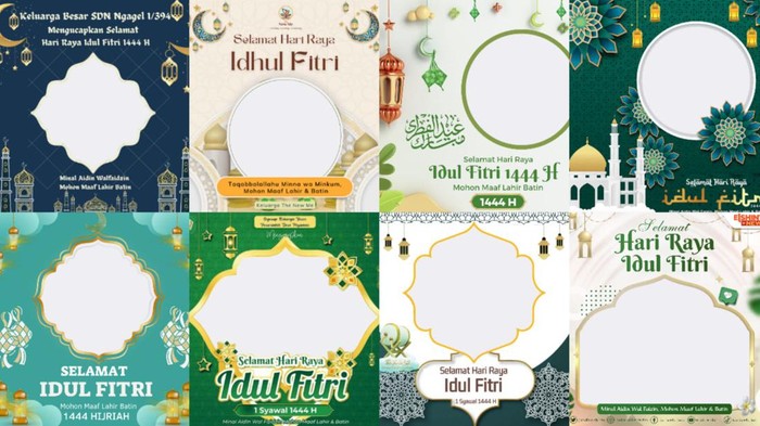 Kumpulan twibbon Idul Fitri 2023.