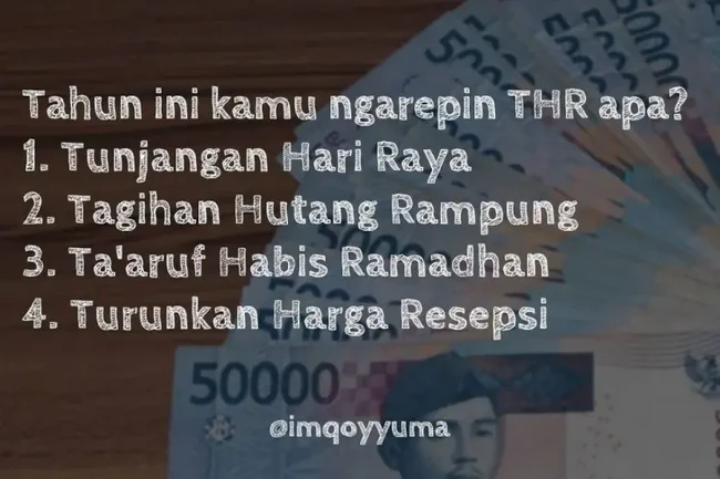 Penantian menunggu THR memang berat. Tapi ya nggak sampai bermalam di ruang mesin ATM gini juga dong.. Foto: Instagram/imqoyyuma