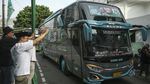 Momen Cak Imin Lepas Ribuan Pemudik di Markas PKB