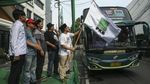 Momen Cak Imin Lepas Ribuan Pemudik di Markas PKB