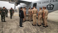 Pusat Penerbangan Angkatan Laut (Puspenerbal) TNI AL memberangkatkan 18 pemudik dengan rute Surabaya-Jakarta dengan tema “Mudik Asyik Bareng Penerbangan TNI AL.