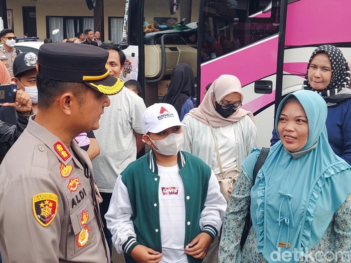 Musyarofah peserta mudik gratis Cimahi yang akhirnya pulang kampung ke Tegal