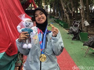 Cerita Mojang Bogor Biayai Kuliah dari Olahraga Panjat Tebing