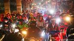 Pemudik Motor Mulai Padati Jalan Raya Kalimalang
