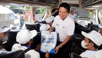 PT Bank Syariah Indonesia Tbk. (BSI) menggelar acara mudik bareng untuk karyawan dan masyarakat yang ingin merayakan Lebaran di kampung halaman pada momen Idulfitri 1444 H.
