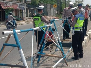 11 Titik Median Jalan Jogja-Solo Klaten Ditutup, dari Prambanan-Sanggung