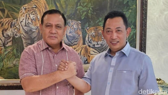 Pertemuan Ketua KPK Firli dan Kapolri (dok istimewa)