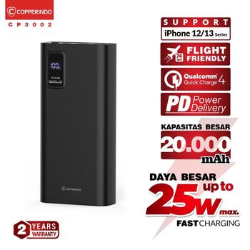 Power Bank COPPER CP3002. (Dok. Tokopedia)