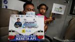 Ramainya Mudik Gratis PLN Via Kereta Api