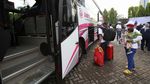 Senangnya Warga Ikuti Mudik Gratis ke Kampung Halaman