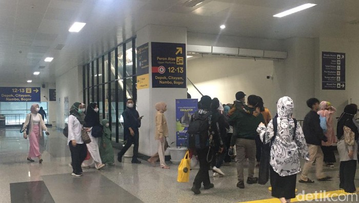 Stasiun Manggarai pada 18 April 2023