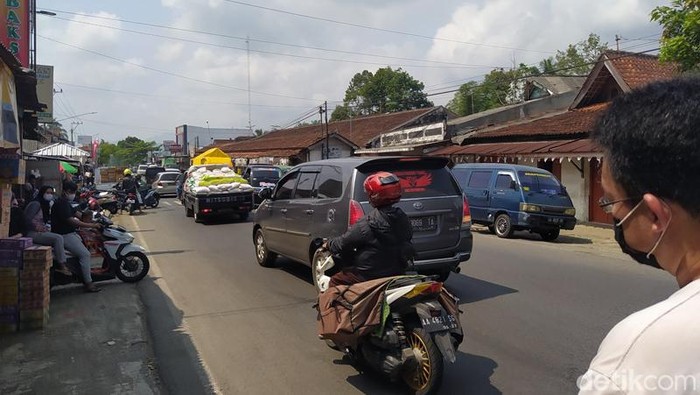 Suasana di Pasar Krasak, Salaman, Kabupaten Magelang, Selasa (18/4/2023).