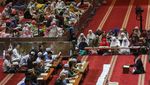Suasana Khusyuk Itikaf di Masjid Istiqlal