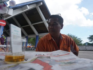 Sopir-sopir Bus Terminal Mengwi Kaget Dites Urine Mendadak