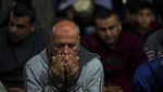 Umat Muslim Palestina Berburu Berkah Lailatulqadar di Masjid Kota Gaza
