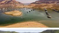 Danau Oroville adalah reservoir besar yang membentang sepanjang 10 mil saat penuh dan menjadi kunci utama Proyek Air Negara yang dibangun oleh mantan Gubernur Edmund “Pat” Brown.  