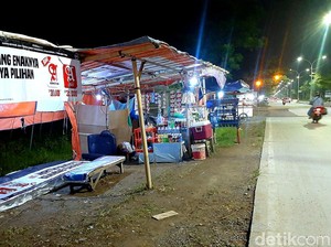 Warung Dadakan Menjamur di Jalur Mudik Karawang