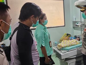 Bayi Laki-laki Baru Lahir Ditemukan Menangis di Semak-semak