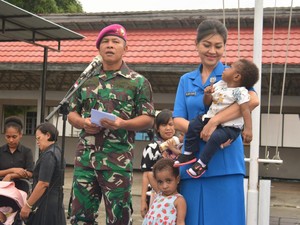 Danlantamal Jayapura Purnabakti, Adopsi 4 Balita Asal Papua Selama Bertugas