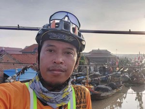Cerita Pujo Gowes dari Jakarta demi Mudik ke Jogja
