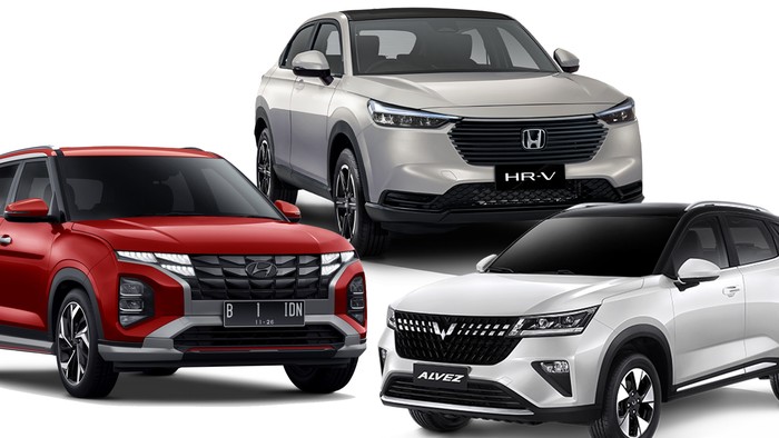 Honda HR-V, Hyundai Creta, Wuling Alvez