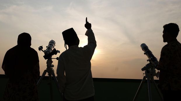 Ilustrasi Rukyat Hilal