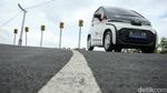 Keliling Danau Toba Tanpa Gas Emisi dengan Toyota C+Pod
